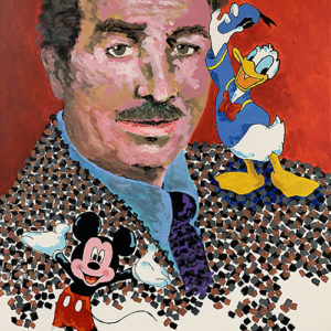 WALT DISNEY, DONALD & MICKEY (40”x30”)
