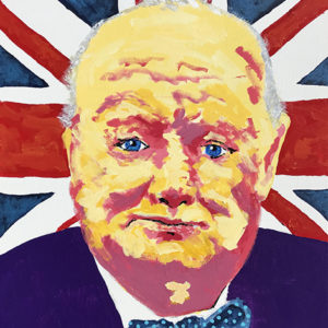 SIR WINSTON CHURCHILL (30”X30”)