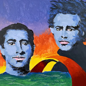 BRIDGE OVER TROUBLE WATER: SIMON & GARFUNKEL (16”x20”)