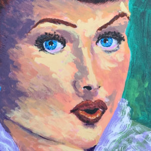 I LOVE LUCY, LUCILLE BALL (30”x30”)