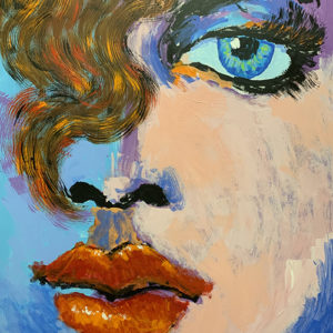 BLUE EYED SOLDIER (30” x 24”)